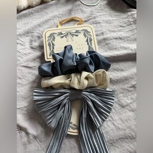 a new day Blue and Gold Hair Accessories Set